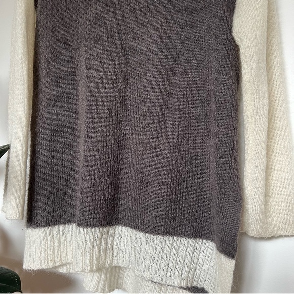 Max Studio Mohair Asymmetrical Long Sleeve Sweater - Picture 4 of 5